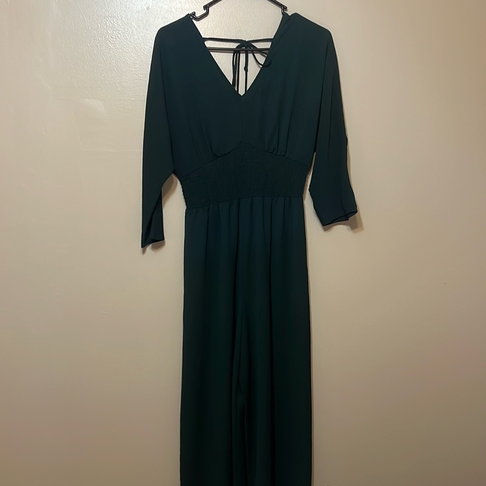 Bebop jumpsuit, green, size medium